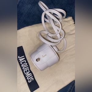 JACQUEMUS Le Micro Vanity Mini Leather bag , Authentic purchased from SSENSE